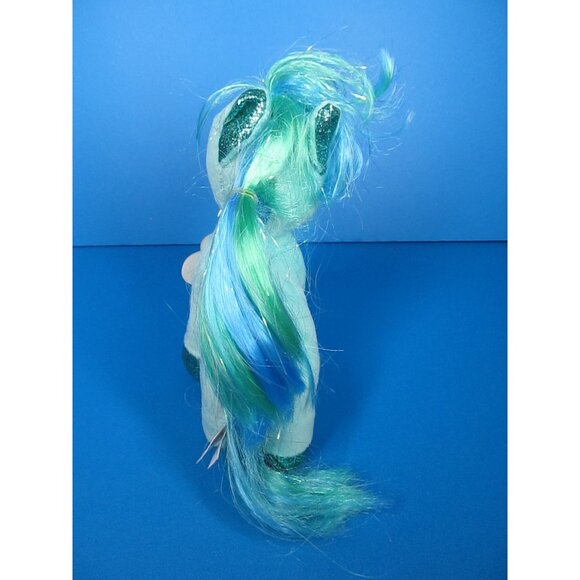 Ty Beanie Boos Topaz Teal Mint Blue Pony Horse Regular Soft Plush 8" - Picture 2 of 5